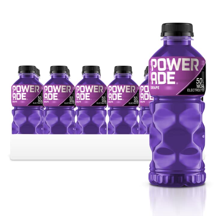 Powerade Fruit Punch, Electrolyte Enhanced Sports Drink, 20 Fl Oz Bottles, 8 Pack