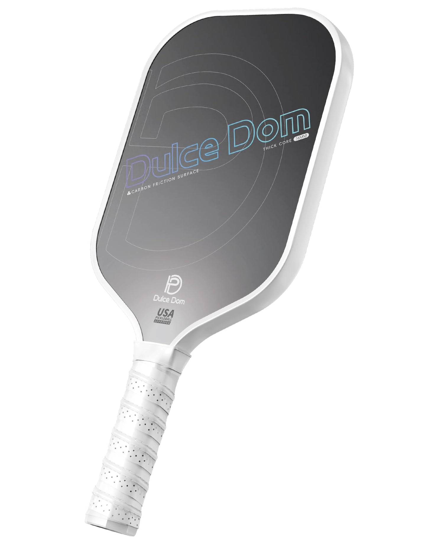 DULCE DOM Pickleball Paddles Set of 2/4 - USAPA Approved, Fiberglass/Carbon Fiber Pickleball Racket with 4 Indoor Outdoor Pickleball Balls and Pickleball Bag, Ideal Pickleball Training Equipment