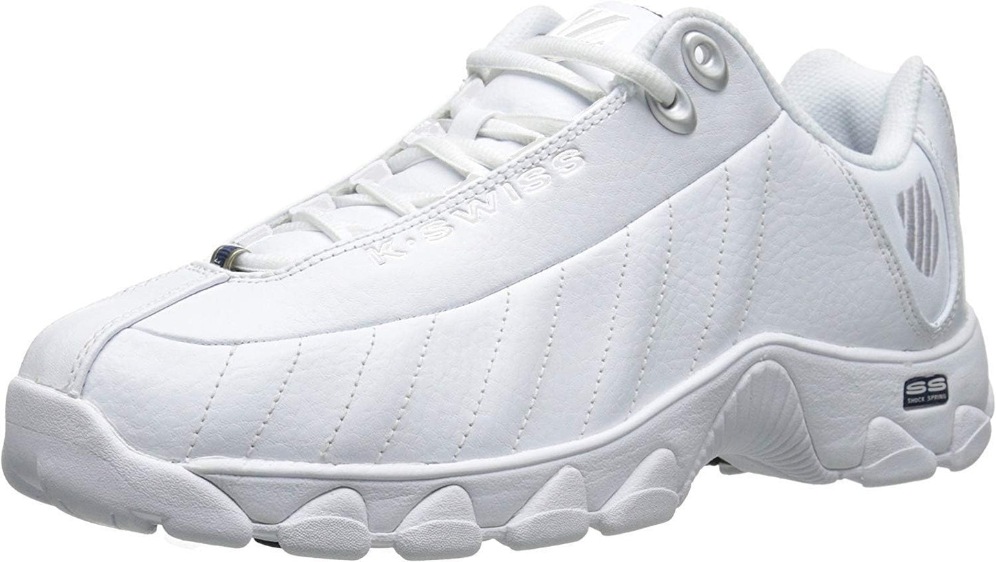 K-Swiss Men's ST329 CMF Sneaker, Wide Tennis Dad Walking Shoes Leather Upper