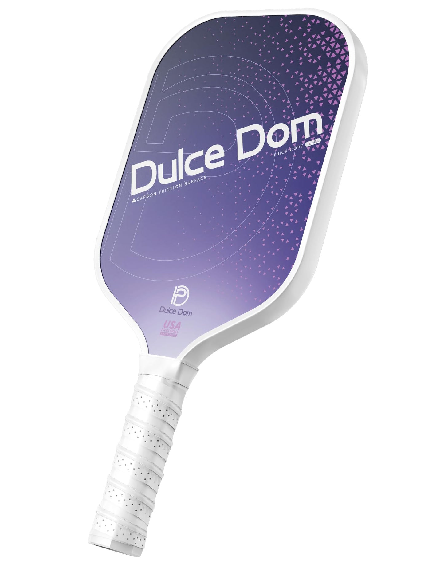 DULCE DOM Pickleball Paddles Set of 2/4 - USAPA Approved, Fiberglass/Carbon Fiber Pickleball Racket with 4 Indoor Outdoor Pickleball Balls and Pickleball Bag, Ideal Pickleball Training Equipment