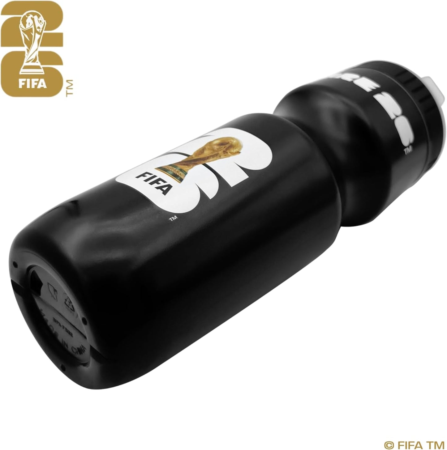 Official FIFA World Cup 2026 Edition - 24oz Refillable Squeeze Water Bottle - BPA-Free, Reusable, Dishwasher Safe with Pull-Top Cap - Designed for Everyday Use - Sports Games, Bike Rides, School, Work