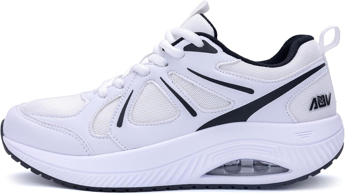 AOV Women Arch Support Walking Shoes Orthotic Sneakers for Plantar Fasciitis Foot and Heel Pain Relief Tennis Shoes