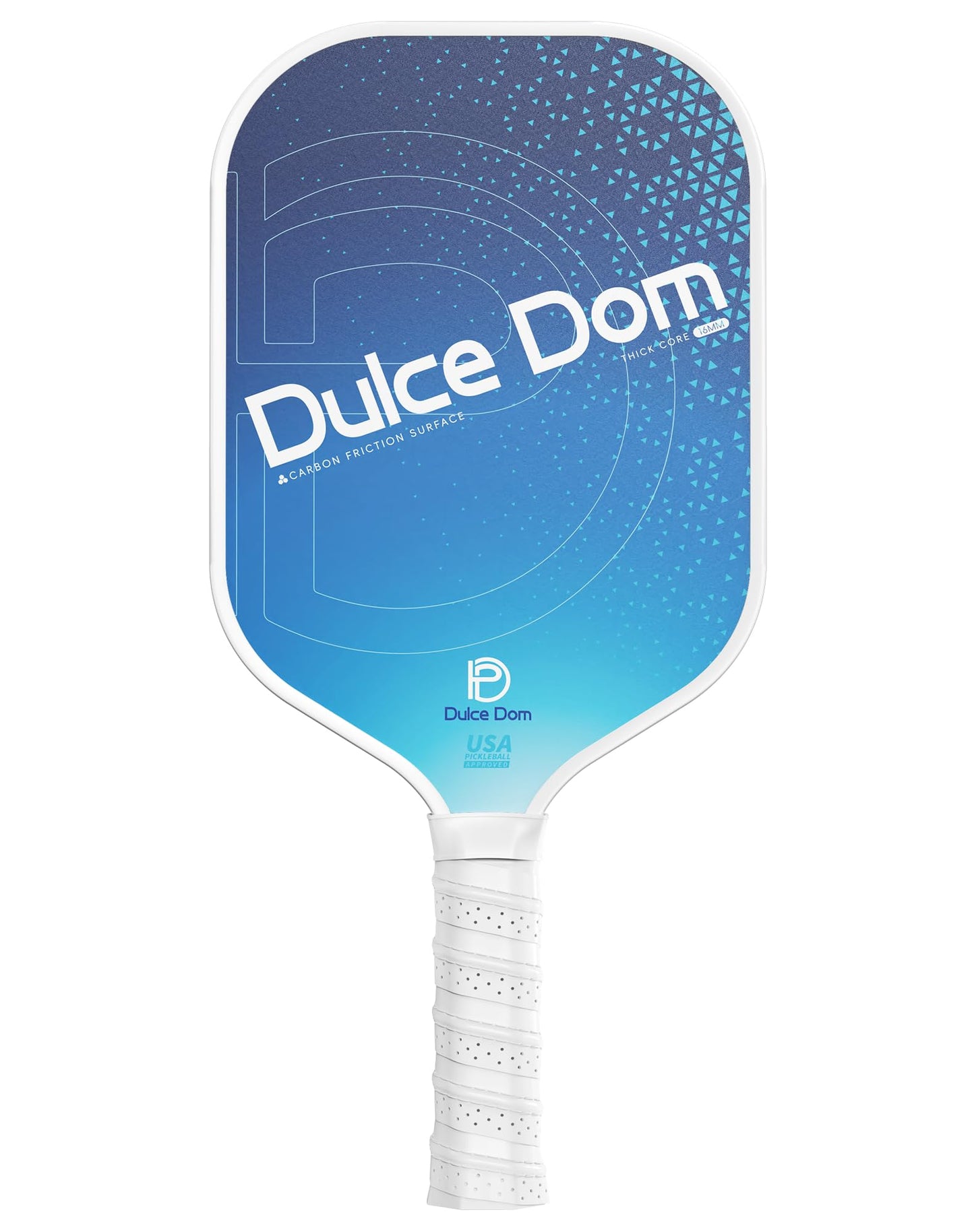 DULCE DOM Pickleball Paddles Set of 2/4 - USAPA Approved, Fiberglass/Carbon Fiber Pickleball Racket with 4 Indoor Outdoor Pickleball Balls and Pickleball Bag, Ideal Pickleball Training Equipment