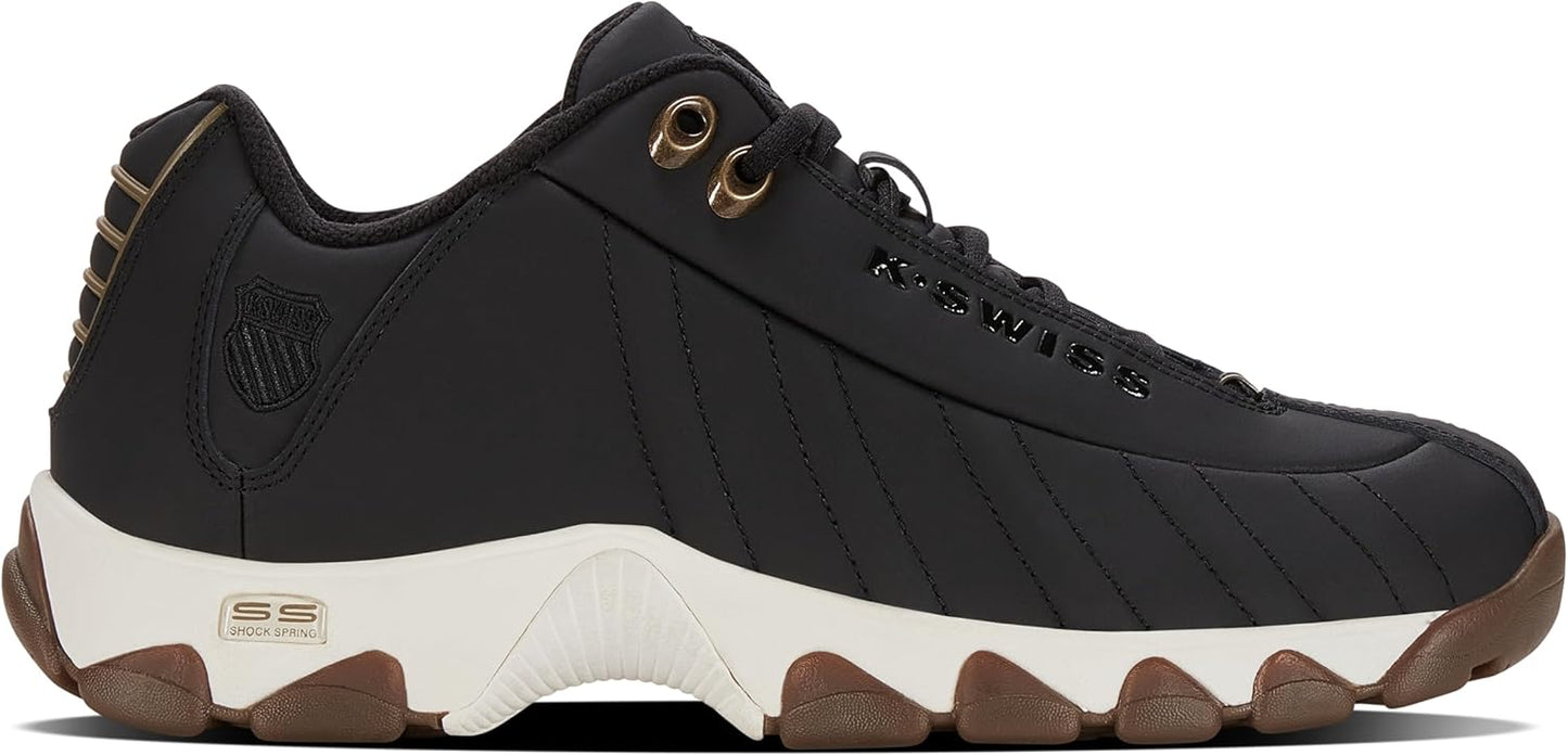 K-Swiss Men's ST329 CMF Sneaker, Wide Tennis Dad Walking Shoes Leather Upper