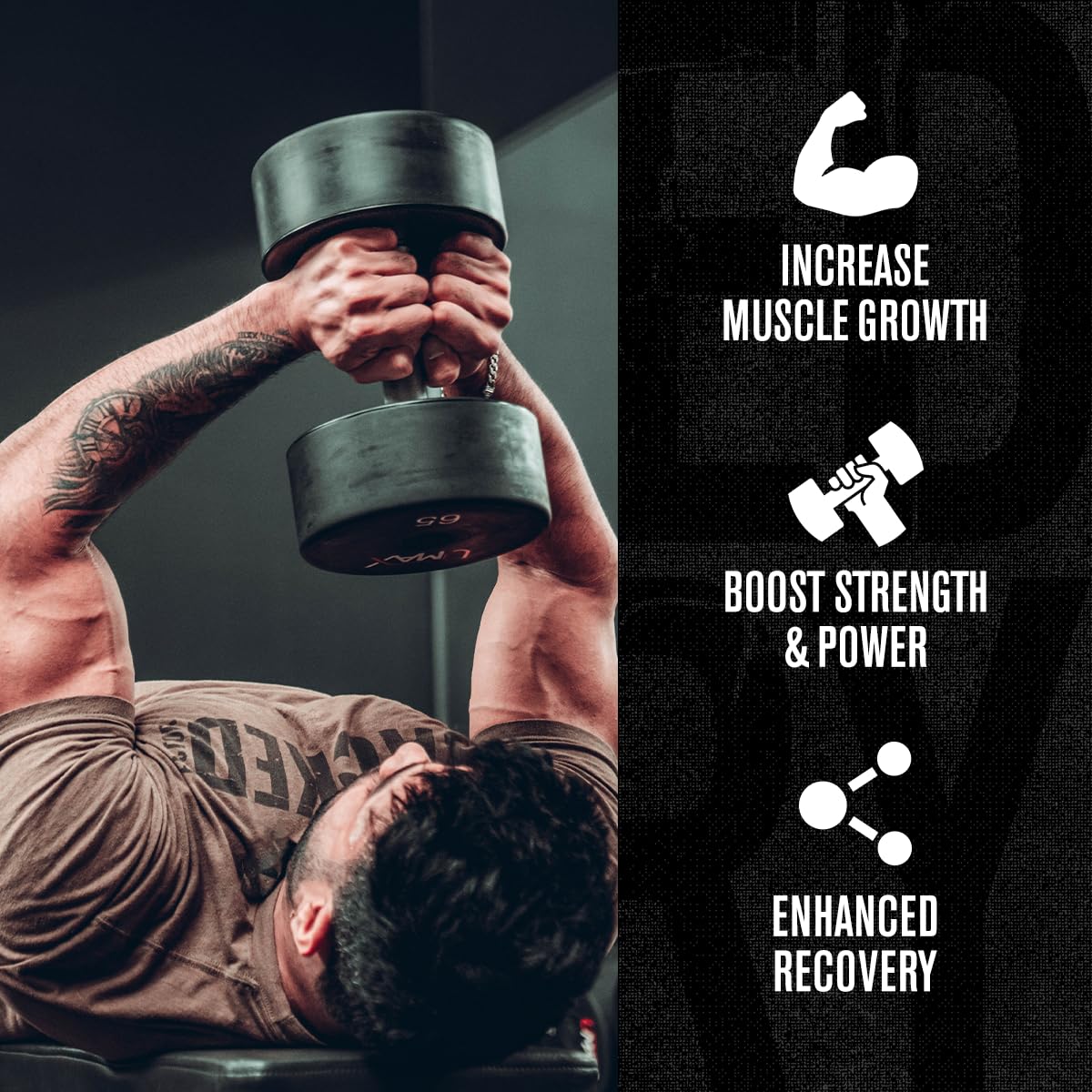 Jacked Factory Creatine Monohydrate Powder 150g - 5g Daily Creatine Supplement for Men and Women, Vegan-Friendly, Third-Party Tested - 30 Servings, Unflavored