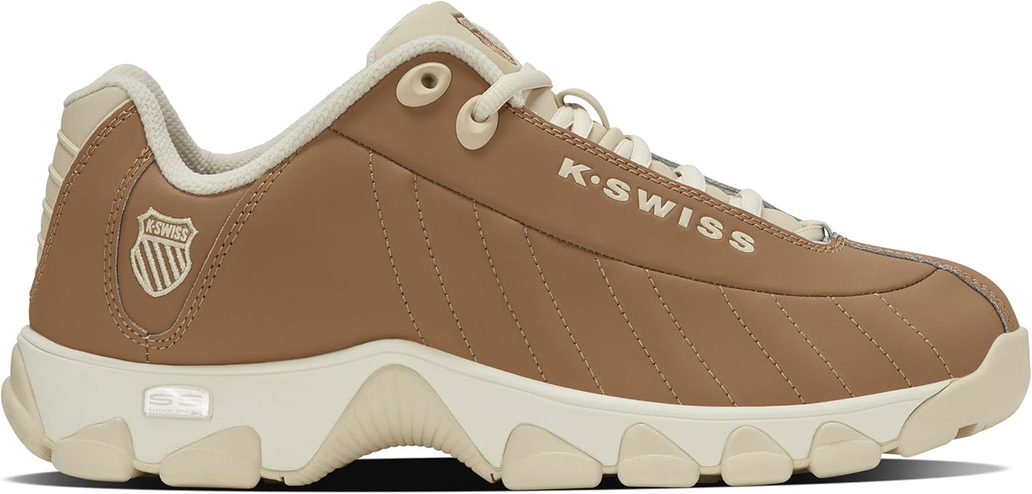 K-Swiss Men's ST329 CMF Sneaker, Wide Tennis Dad Walking Shoes Leather Upper