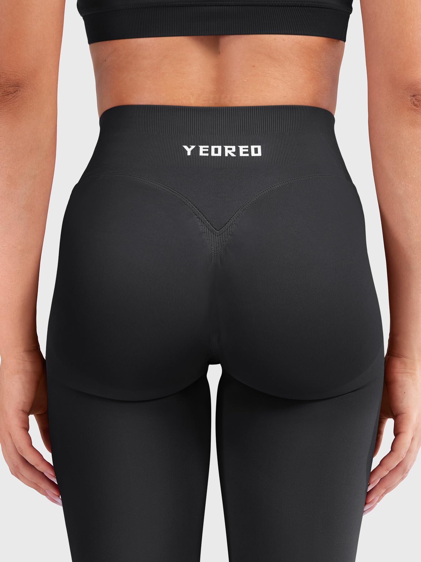 YEOREO Butt Lifting Leggings for Women Seamless Hidden Scrunch Workout Leggings 24" Baderiy Gym Yoga Booty Pants