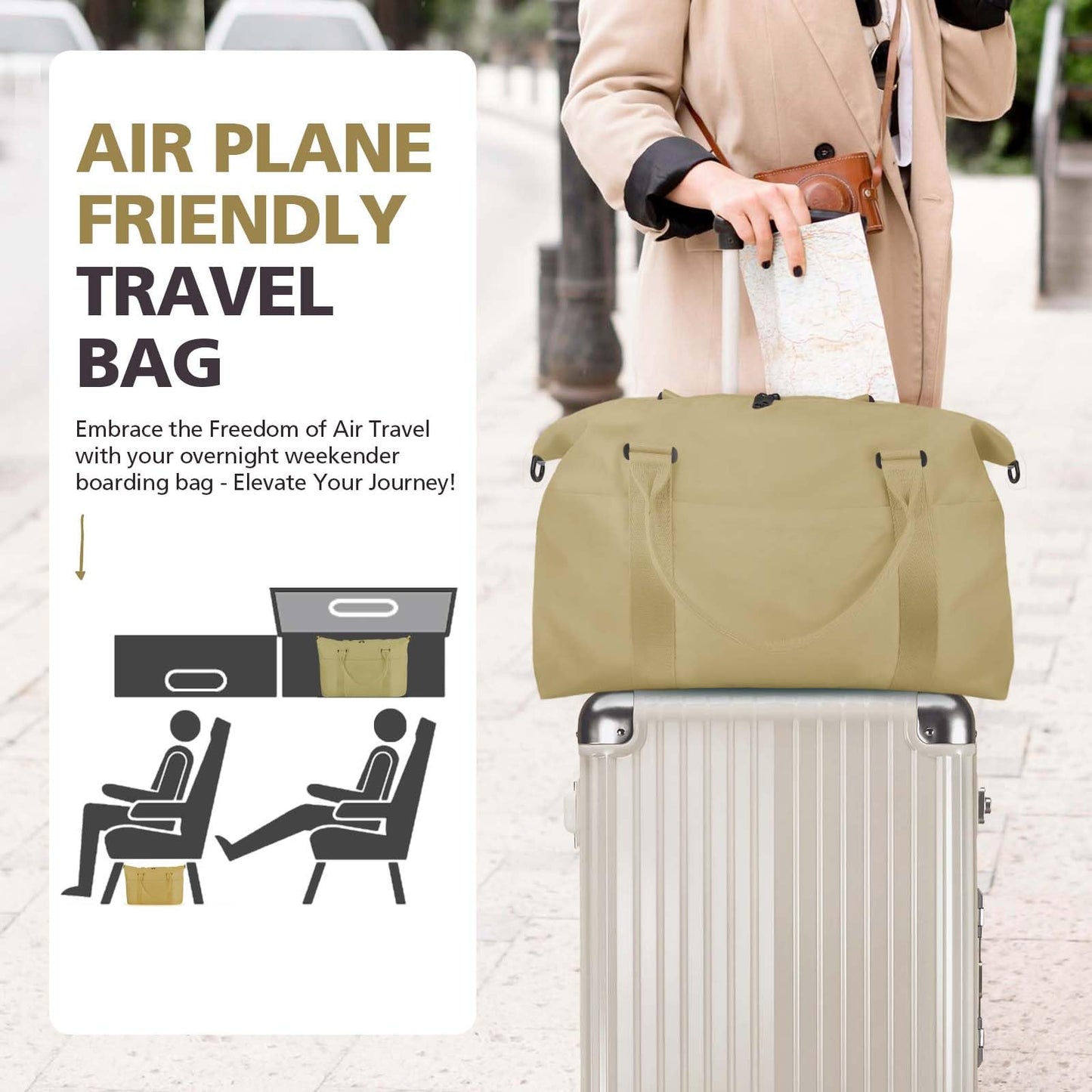 TOPBAG Travel Duffle Bag, Waterproof Weekender Carry On Tote Bags for Women, Sport Gym Bag for Men, Hospital Bag for Labor and Delivery, Overnight Luggage Bag with Trolley Sleeve Coral Pink