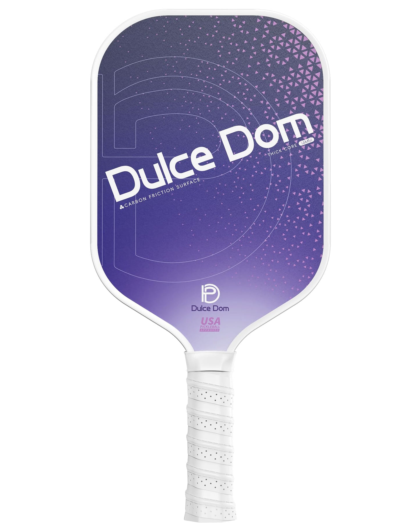 DULCE DOM Pickleball Paddles Set of 2/4 - USAPA Approved, Fiberglass/Carbon Fiber Pickleball Racket with 4 Indoor Outdoor Pickleball Balls and Pickleball Bag, Ideal Pickleball Training Equipment