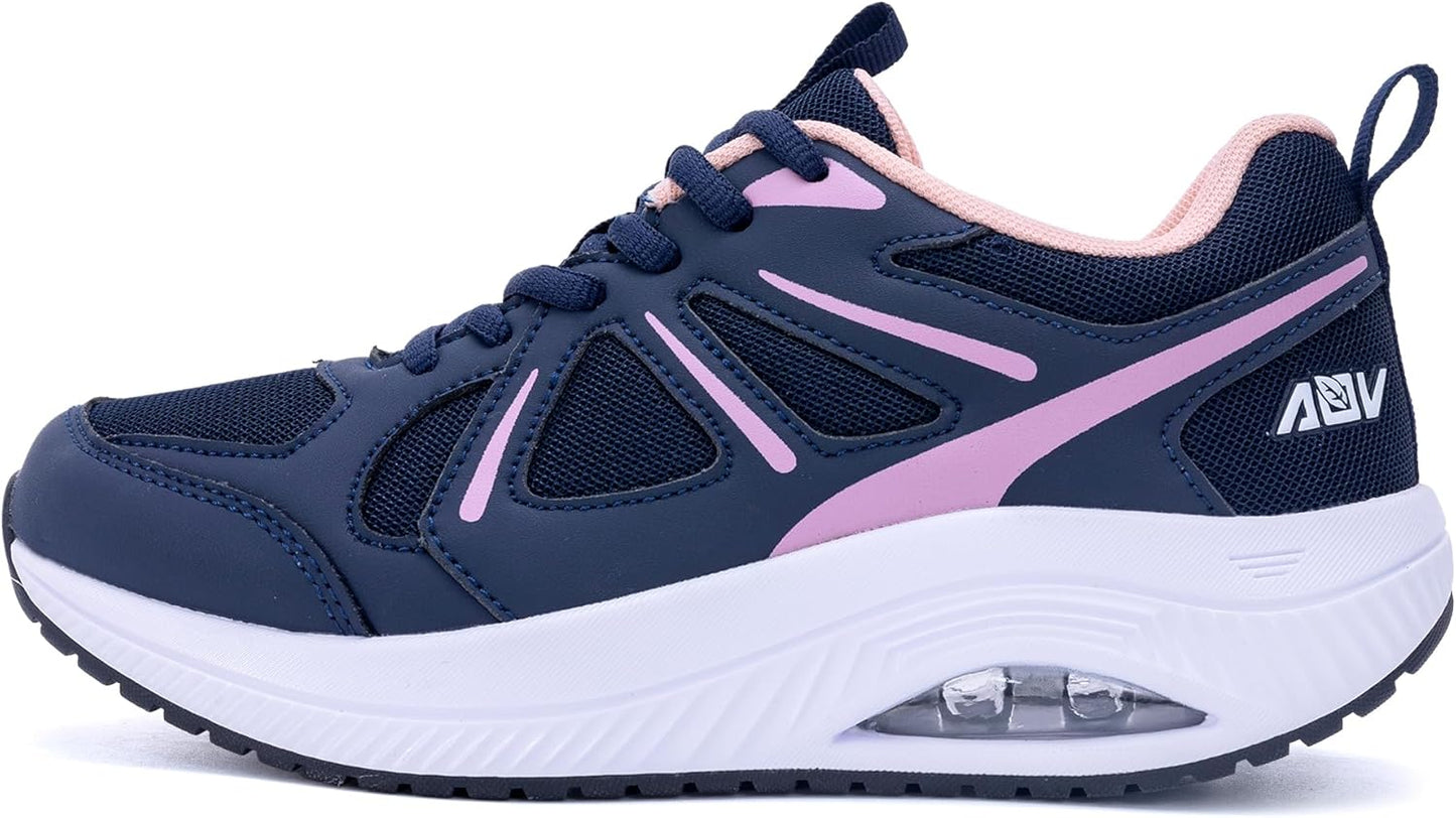 AOV Women Arch Support Walking Shoes Orthotic Sneakers for Plantar Fasciitis Foot and Heel Pain Relief Tennis Shoes