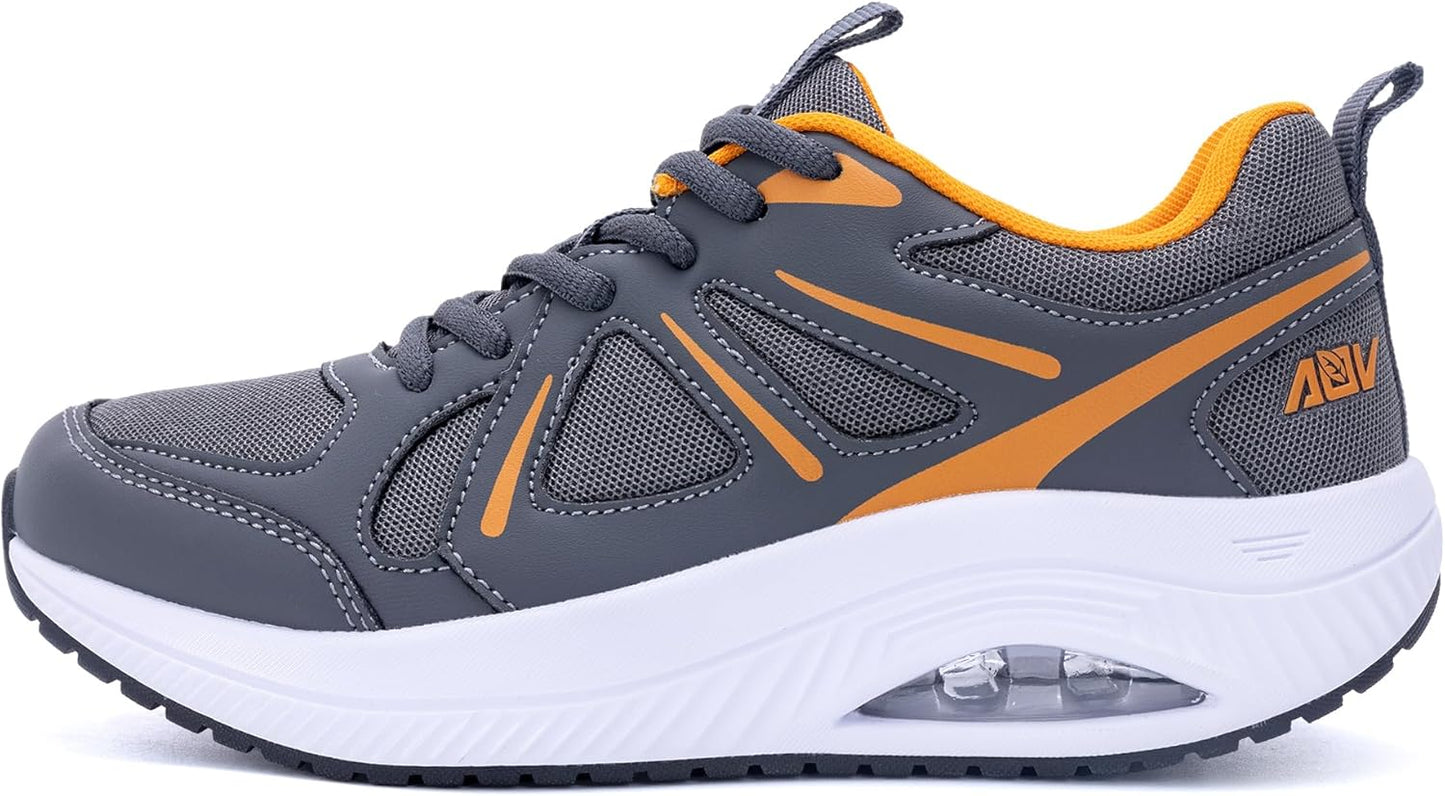 AOV Women Arch Support Walking Shoes Orthotic Sneakers for Plantar Fasciitis Foot and Heel Pain Relief Tennis Shoes