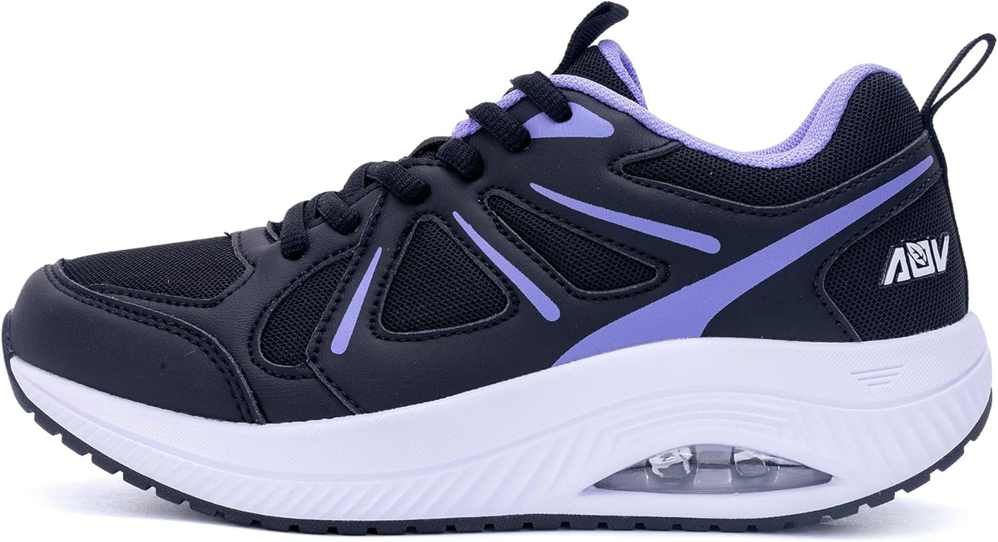 AOV Women Arch Support Walking Shoes Orthotic Sneakers for Plantar Fasciitis Foot and Heel Pain Relief Tennis Shoes