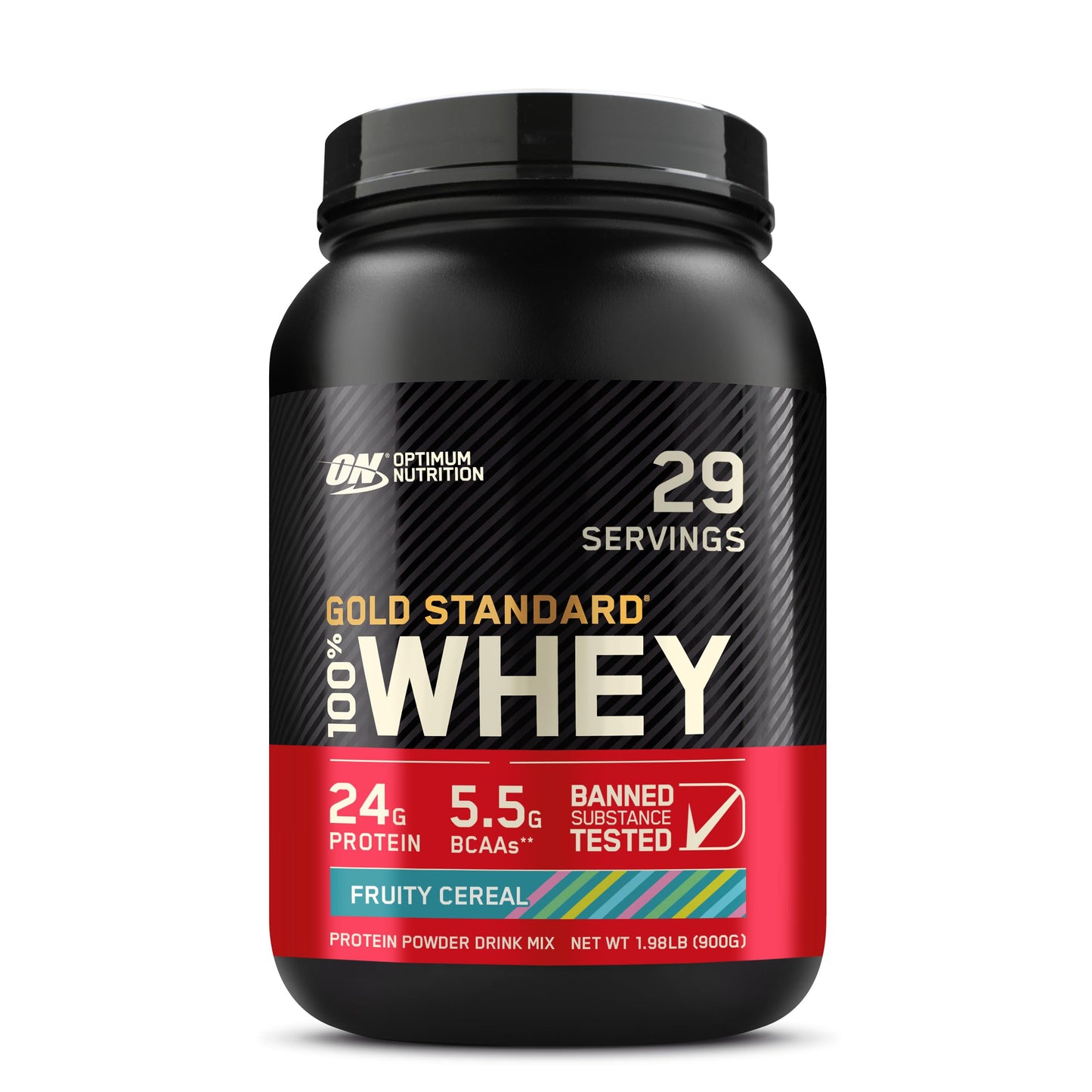 Optimum Nutrition Gold Standard 100% Whey Protein Powder, Vanilla Ice Cream, 1 Pound (Pack of 1)