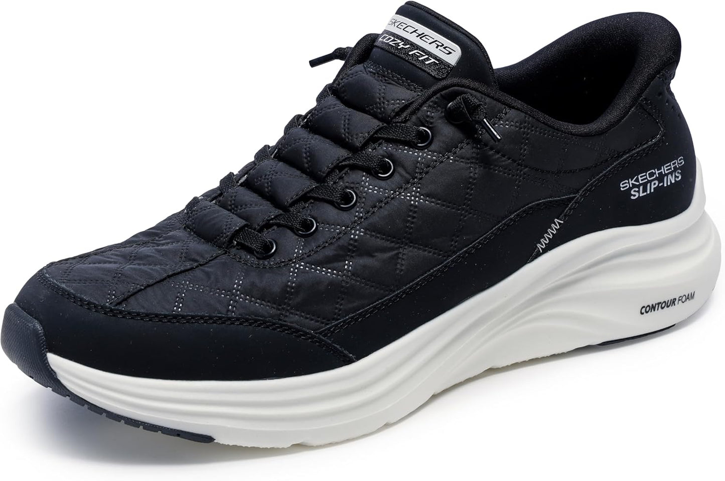 Skechers Mens Contour Foam Cozy Fit Hands Free Slip-in - $10 off check out code sket10