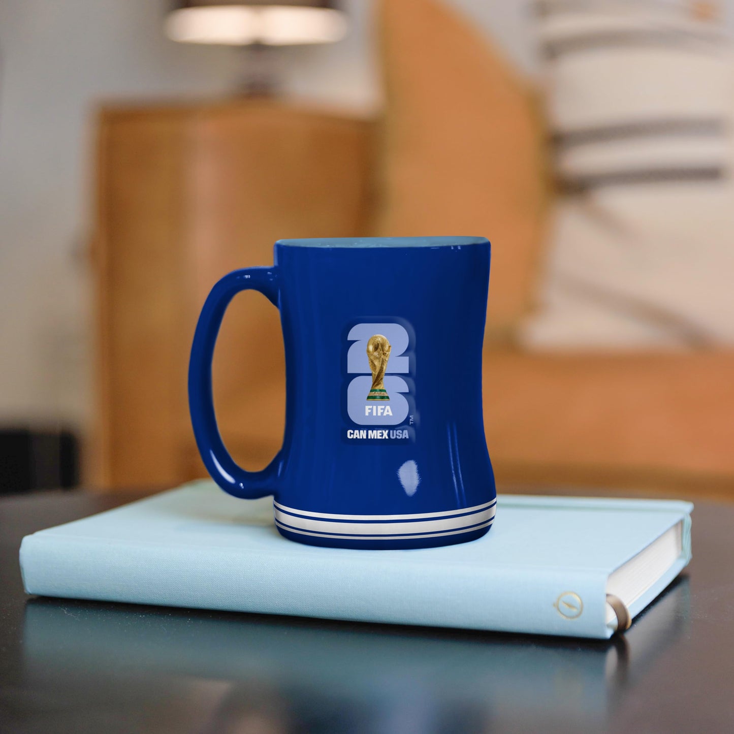 Soccer FIFA World Cup 2026 14oz Sculpted Relief Mug – Bold Ceramic Coffee Cup With Raised Design – Great Gift For Soccer Fans & Collectors