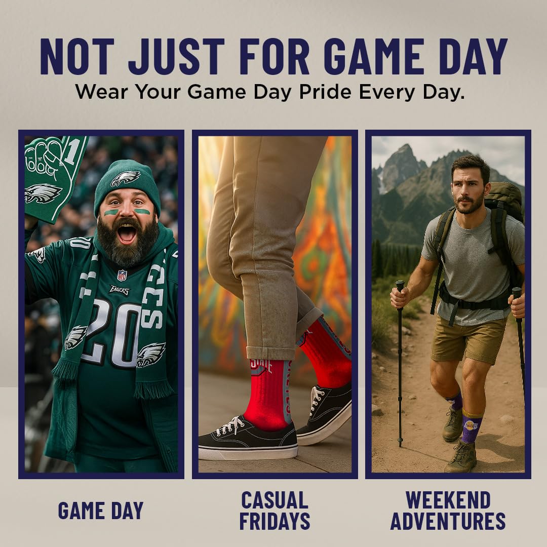 For Bare Feet - NCAA Cruisin No Show Ankle Socks