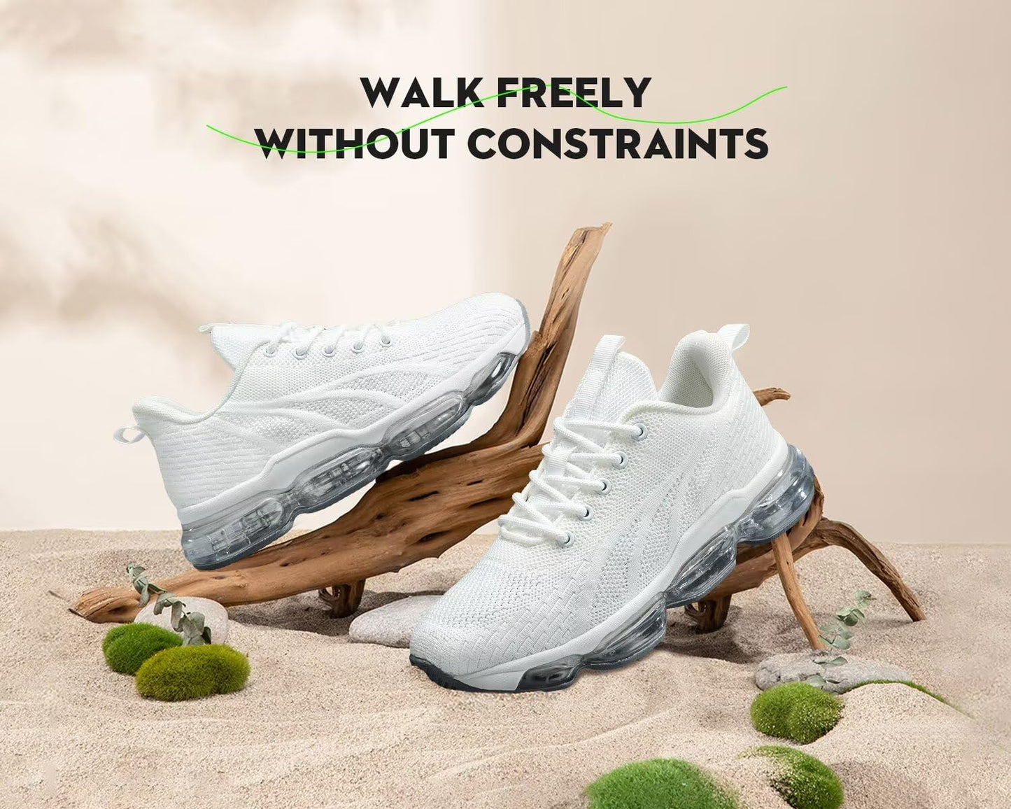 Womens Walking Running Shoes Air Cushion Breathable Fashion Tennis Sneakers Mesh Workout Casual Athletic Sports Gym