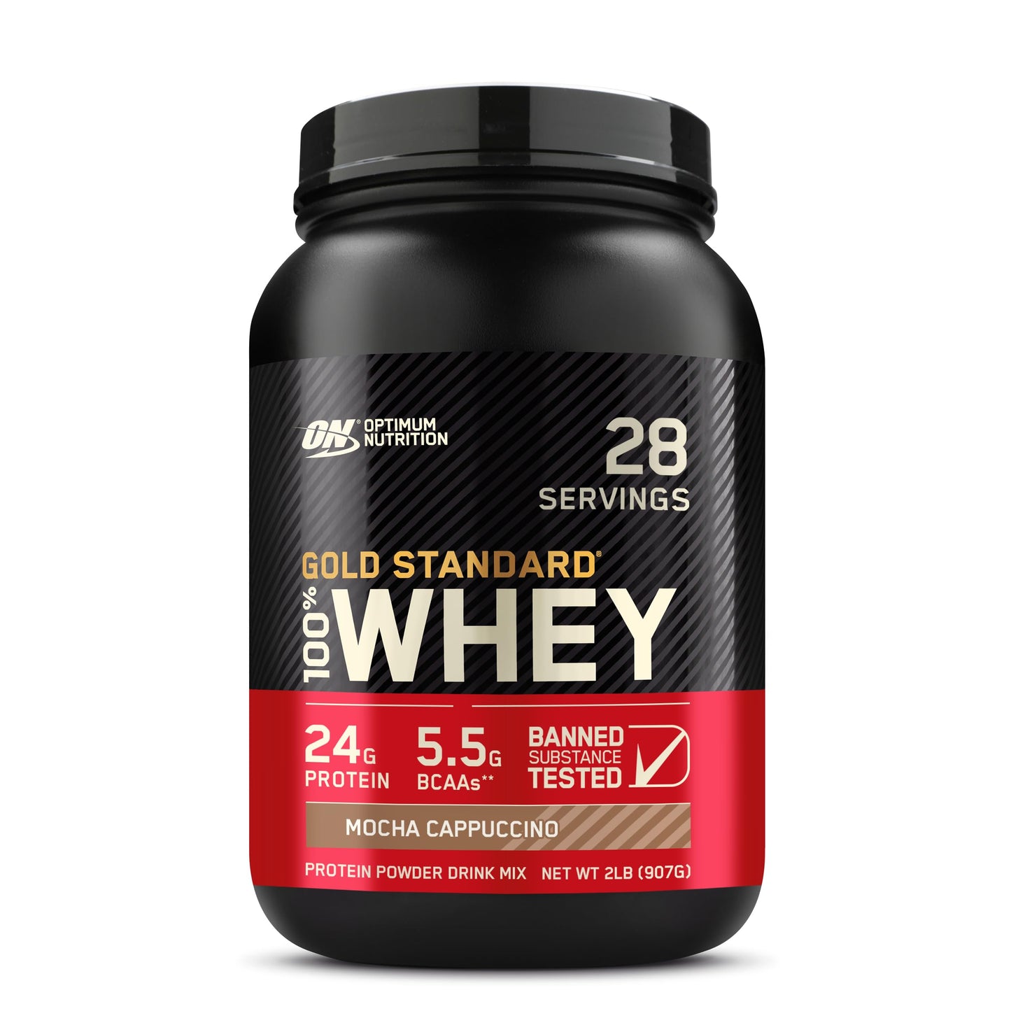 Optimum Nutrition Gold Standard 100% Whey Protein Powder, Vanilla Ice Cream, 1 Pound (Pack of 1)