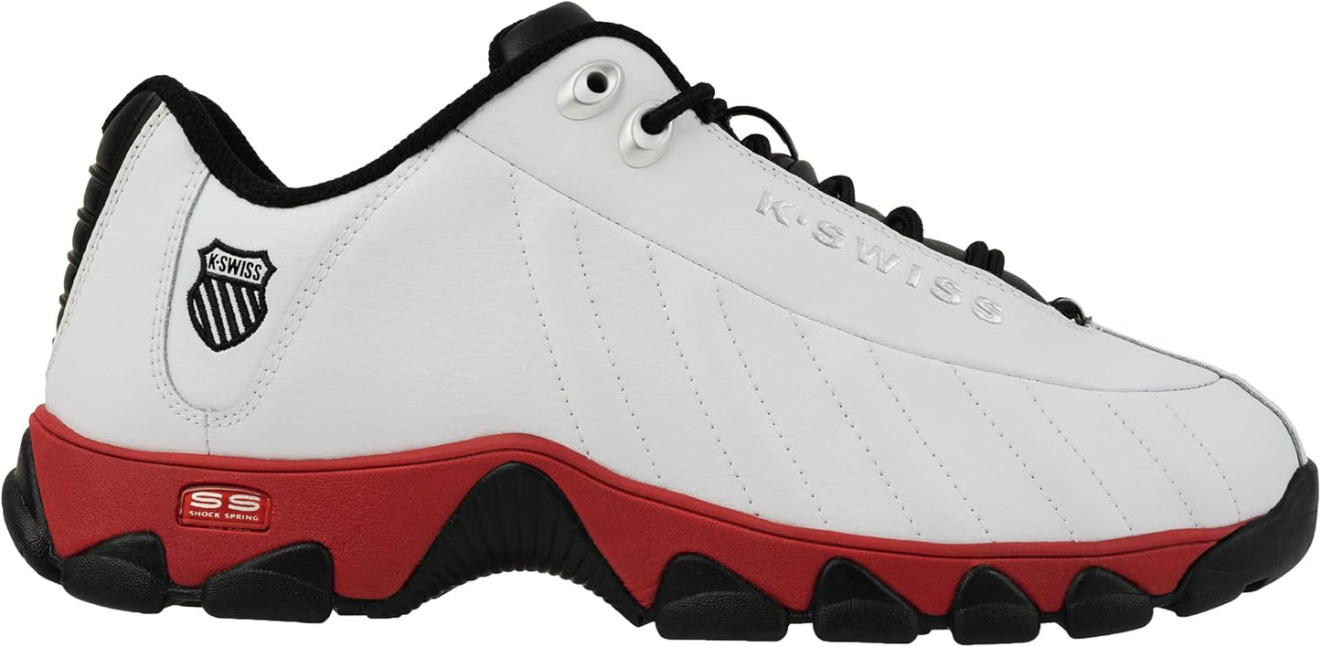 K-Swiss Men's ST329 CMF Sneaker, Wide Tennis Dad Walking Shoes Leather Upper