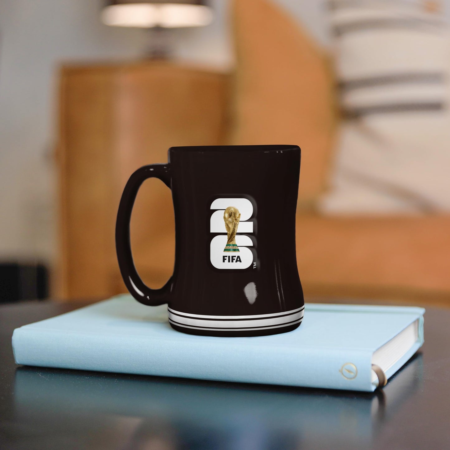 Soccer FIFA World Cup 2026 14oz Sculpted Relief Mug – Bold Ceramic Coffee Cup With Raised Design – Great Gift For Soccer Fans & Collectors