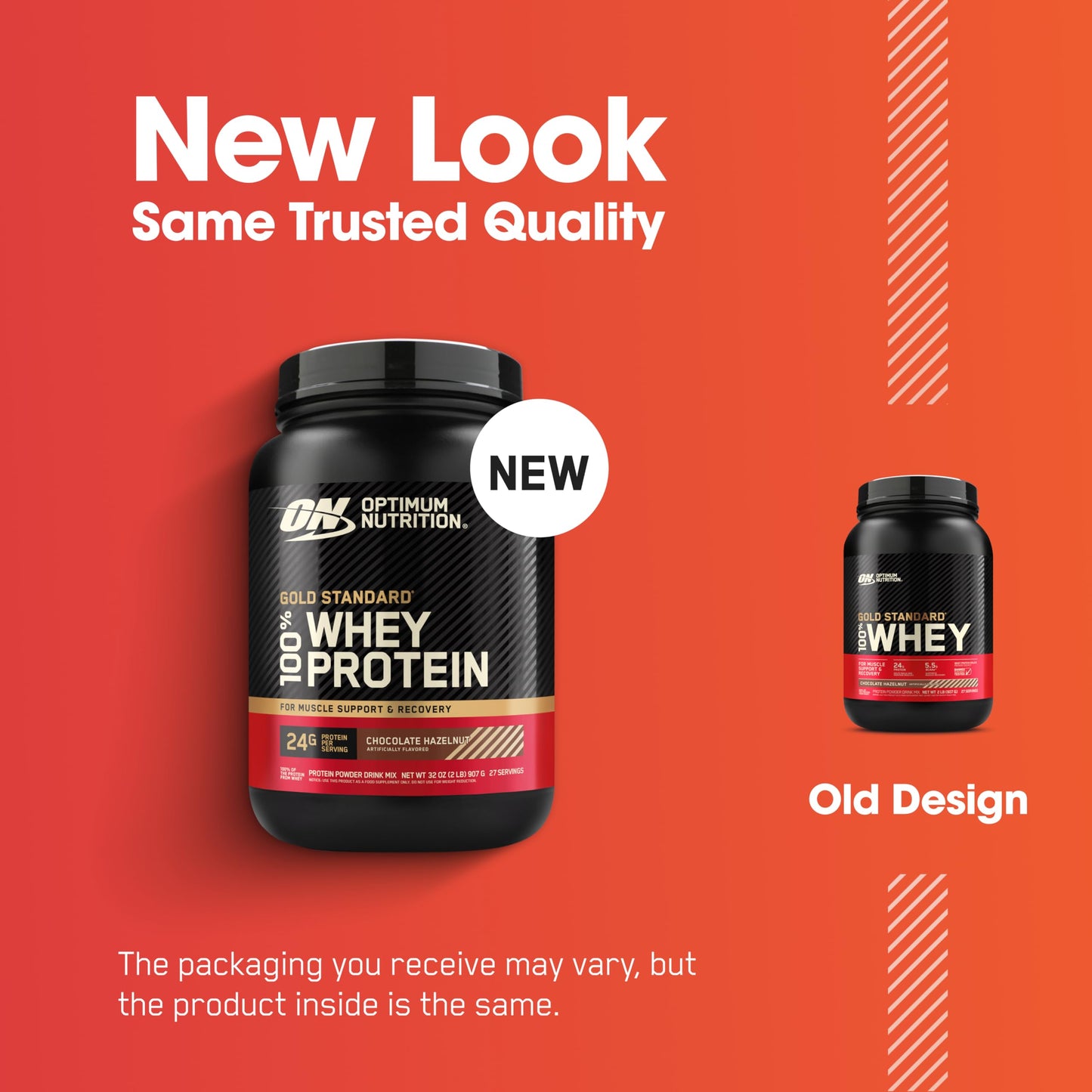 Optimum Nutrition Gold Standard 100% Whey Protein Powder, Vanilla Ice Cream, 1 Pound (Pack of 1)