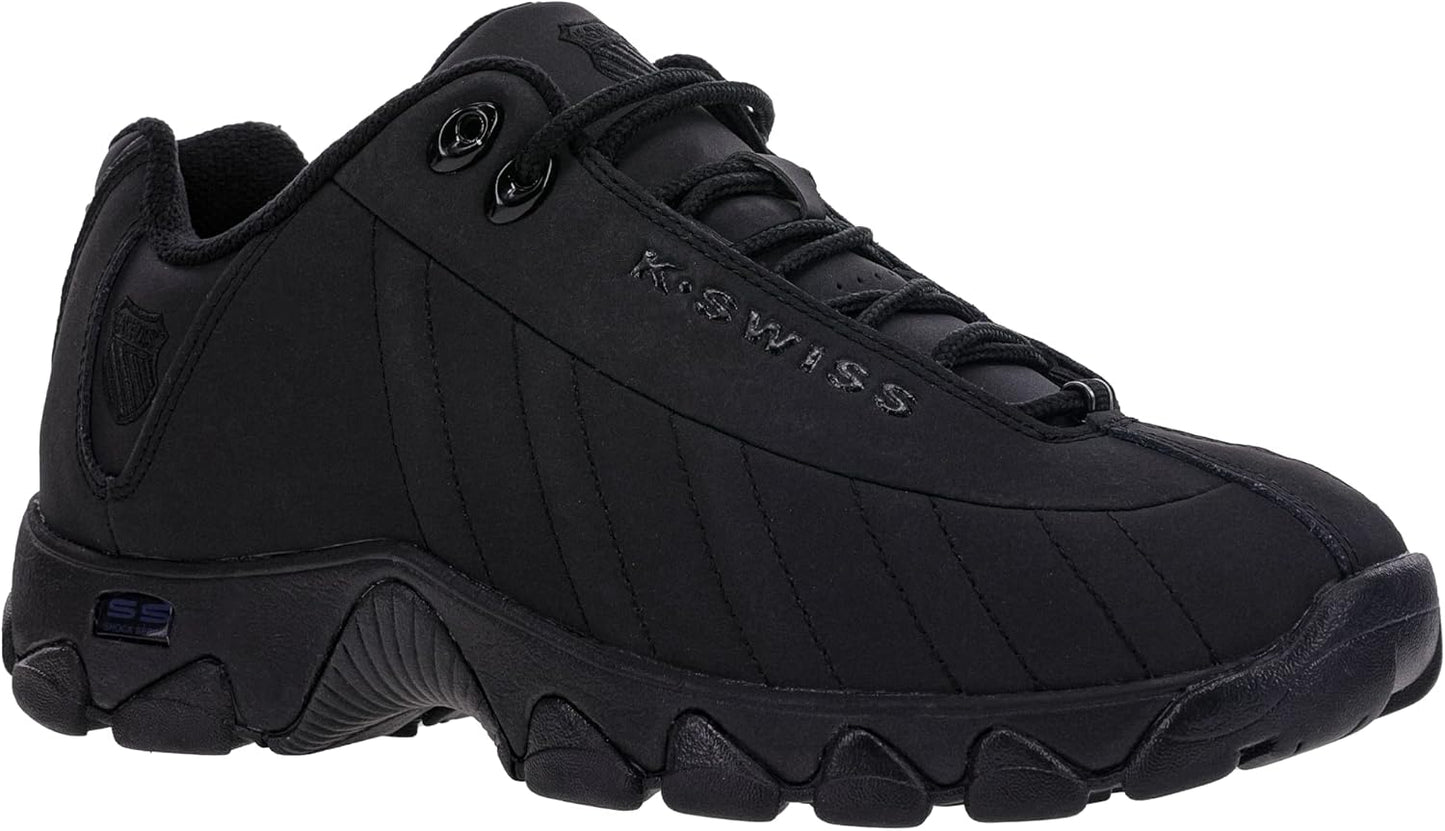 K-Swiss Men's ST329 CMF Sneaker, Wide Tennis Dad Walking Shoes Leather Upper