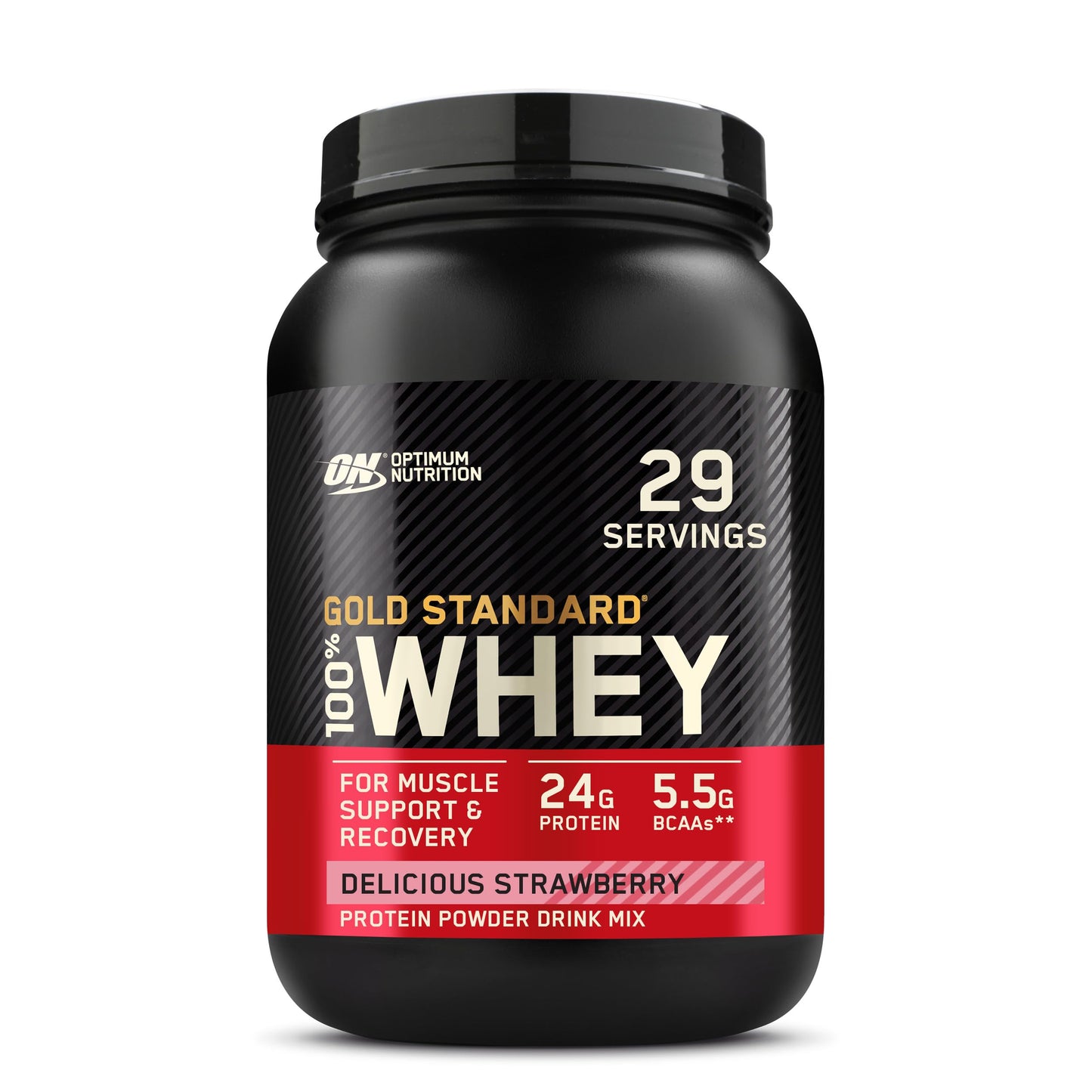 Optimum Nutrition Gold Standard 100% Whey Protein Powder, Vanilla Ice Cream, 1 Pound (Pack of 1)