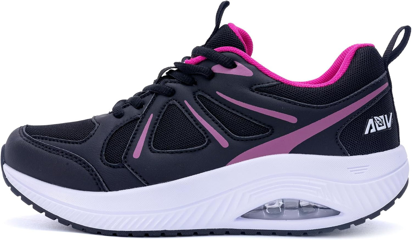 AOV Women Arch Support Walking Shoes Orthotic Sneakers for Plantar Fasciitis Foot and Heel Pain Relief Tennis Shoes