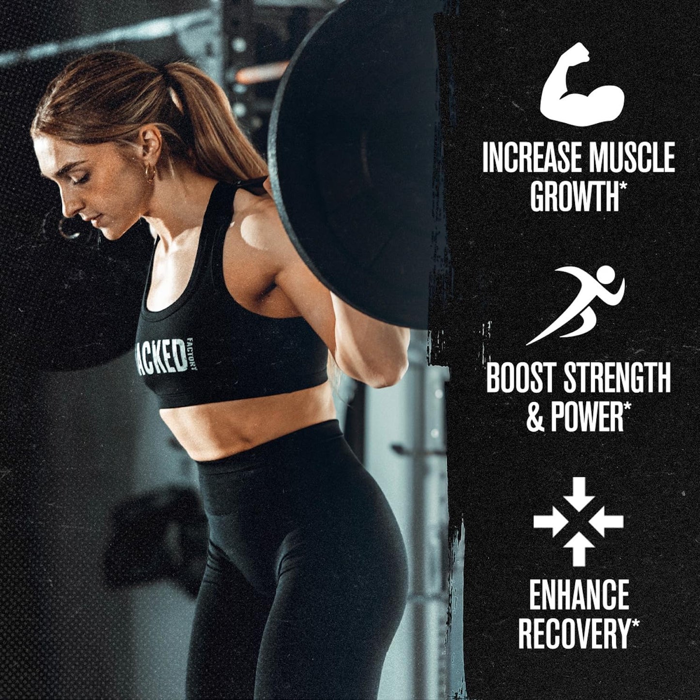 Jacked Factory Creatine Monohydrate Powder 150g - 5g Daily Creatine Supplement for Men and Women, Vegan-Friendly, Third-Party Tested - 30 Servings, Unflavored