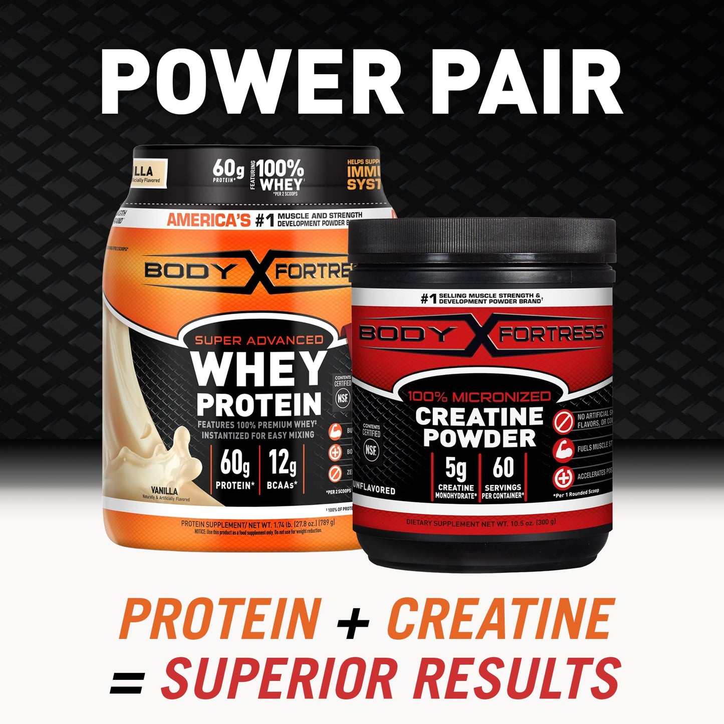 Body Fortress 100% Whey, Premium Protein Powder, Chocolate, 1.78lbs