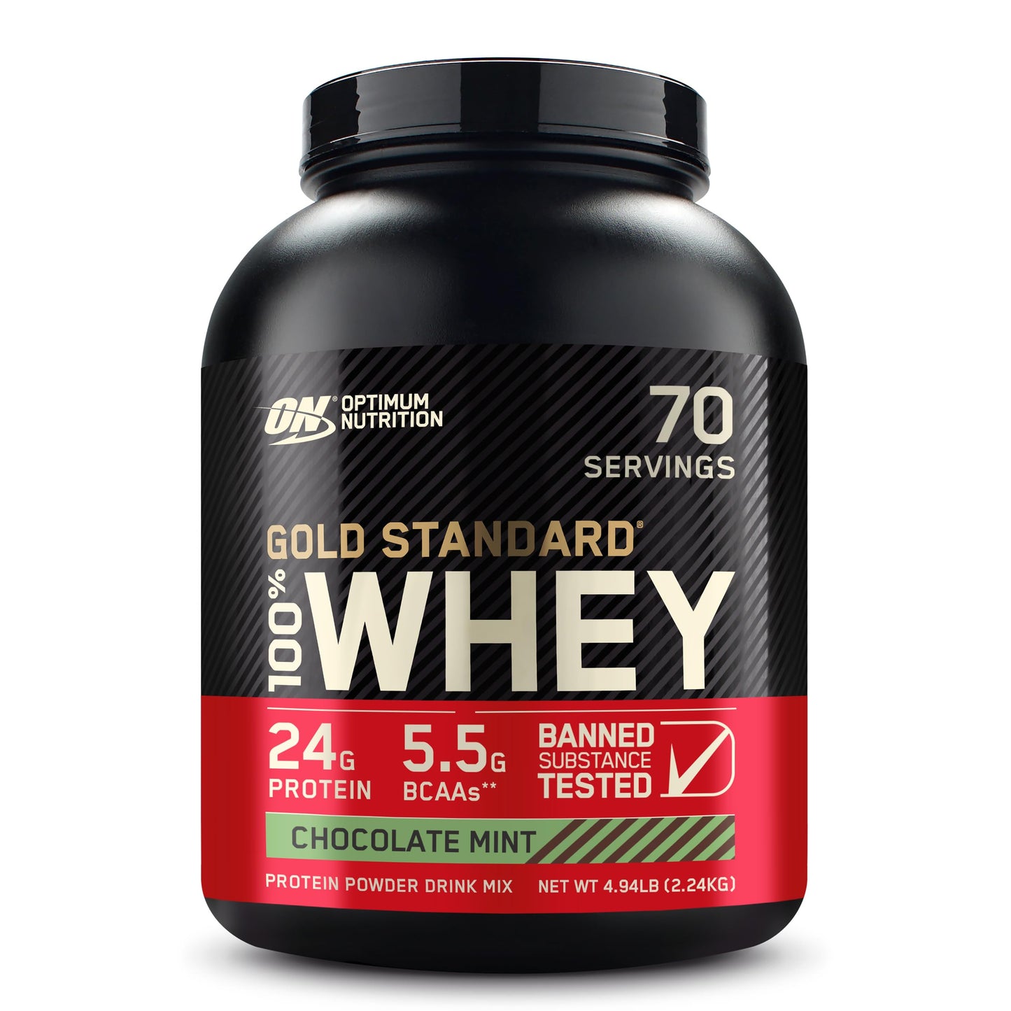 Optimum Nutrition Gold Standard 100% Whey Protein Powder, Vanilla Ice Cream, 1 Pound (Pack of 1)
