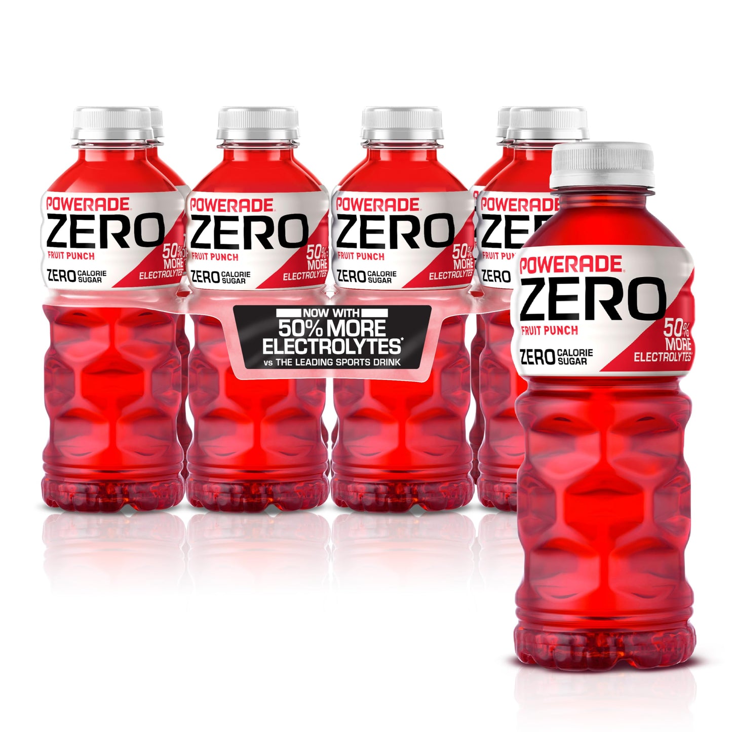 Powerade Fruit Punch, Electrolyte Enhanced Sports Drink, 20 Fl Oz Bottles, 8 Pack