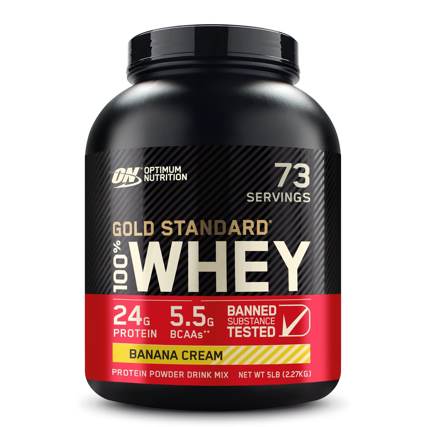 Optimum Nutrition Gold Standard 100% Whey Protein Powder, Vanilla Ice Cream, 1 Pound (Pack of 1)