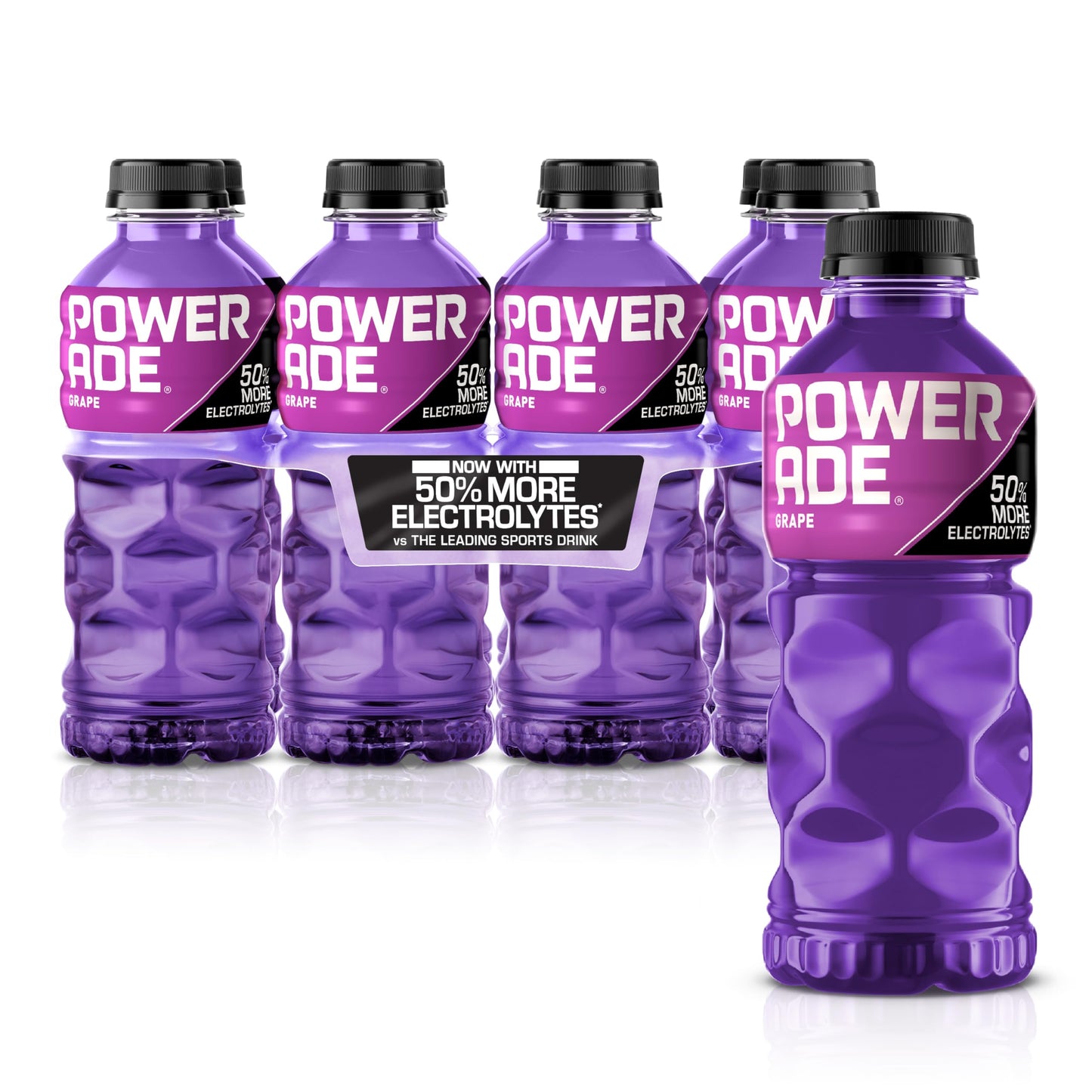 Powerade Fruit Punch, Electrolyte Enhanced Sports Drink, 20 Fl Oz Bottles, 8 Pack