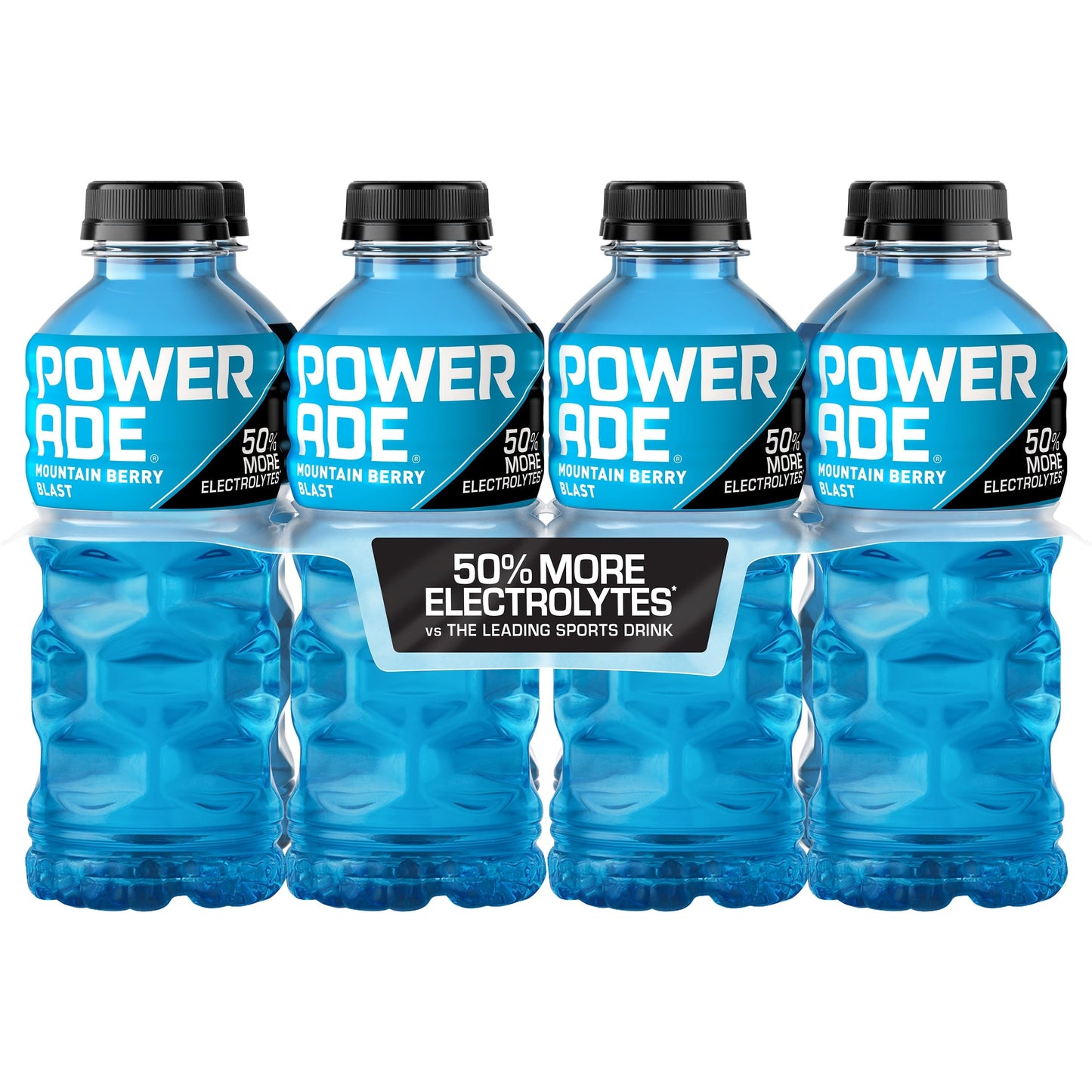 Powerade Fruit Punch, Electrolyte Enhanced Sports Drink, 20 Fl Oz Bottles, 8 Pack