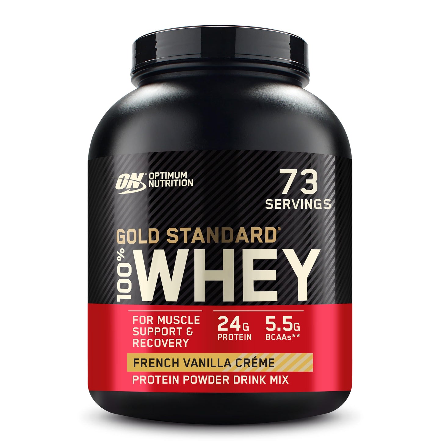 Optimum Nutrition Gold Standard 100% Whey Protein Powder, Vanilla Ice Cream, 1 Pound (Pack of 1)