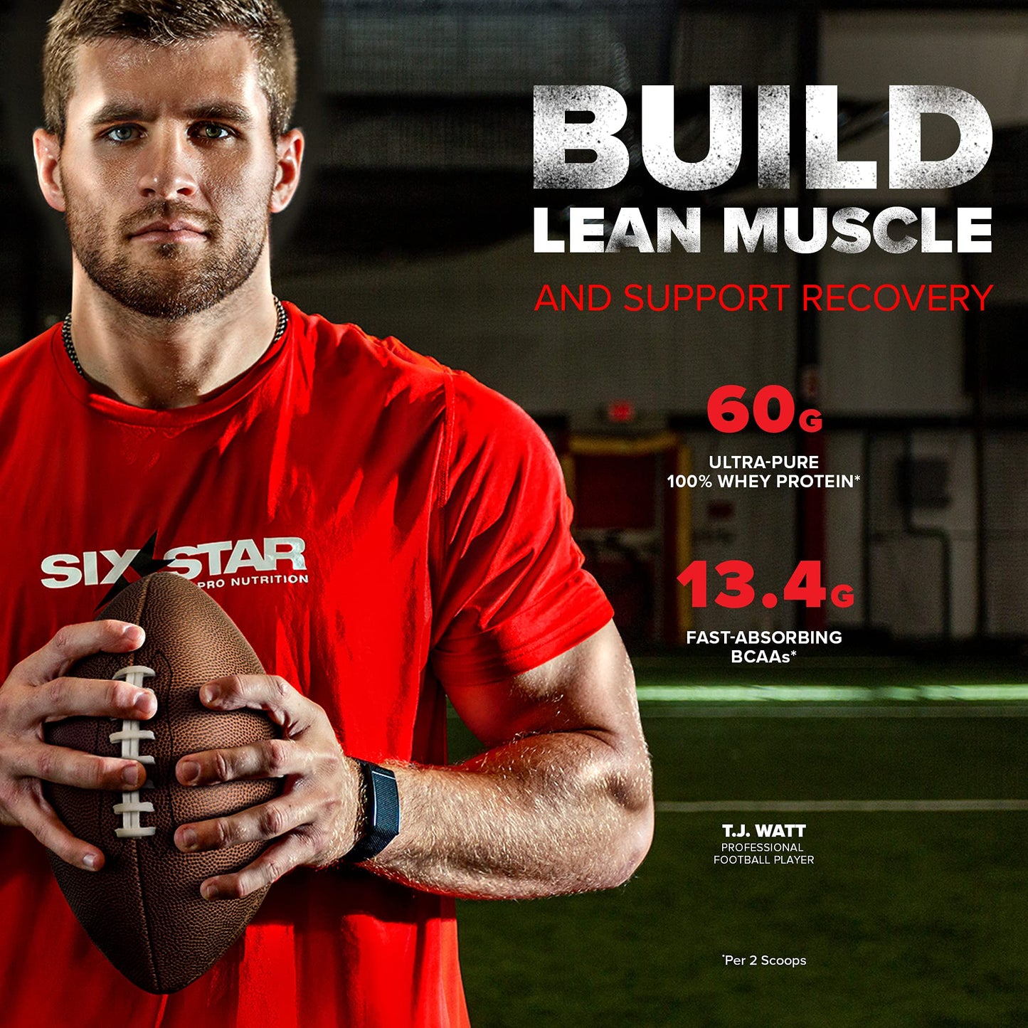 Six Star Whey Protein Powder Plus - Muscle Building & Recovery Formula with Whey Isolate Powder, BCAAs, 30g Protein, Immune Support - Post-Workout Supplement - Triple Chocolate, 1.8 lbs