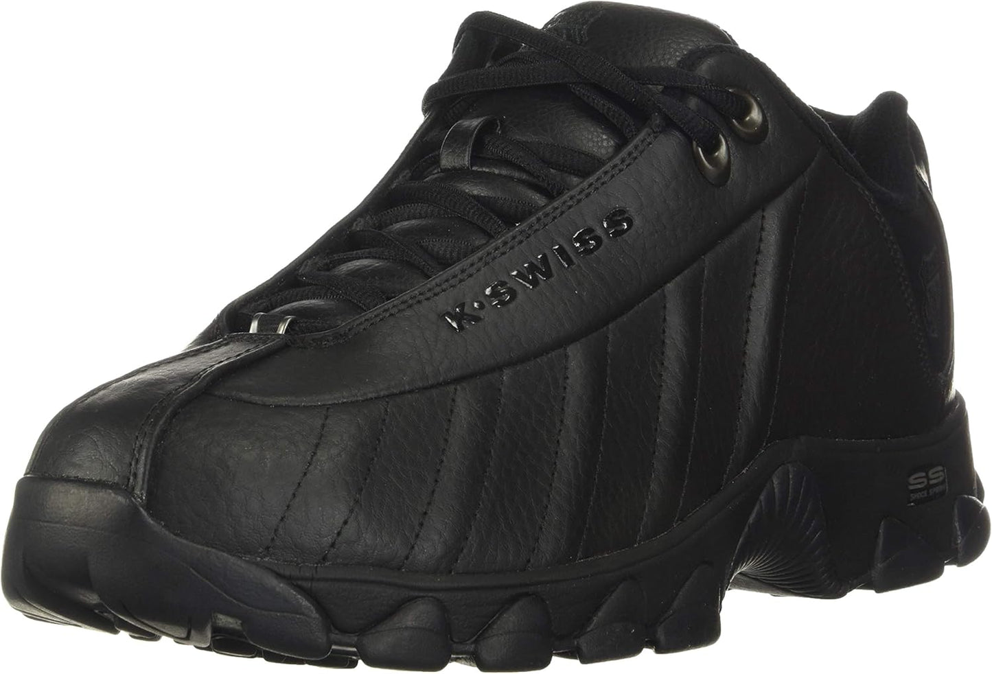 K-Swiss Men's ST329 CMF Sneaker, Wide Tennis Dad Walking Shoes Leather Upper