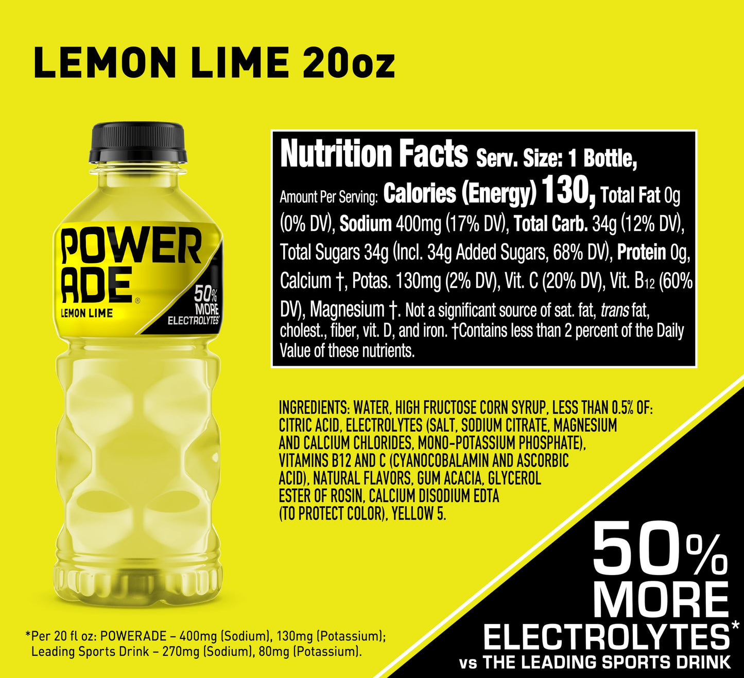 Powerade Fruit Punch, Electrolyte Enhanced Sports Drink, 20 Fl Oz Bottles, 8 Pack