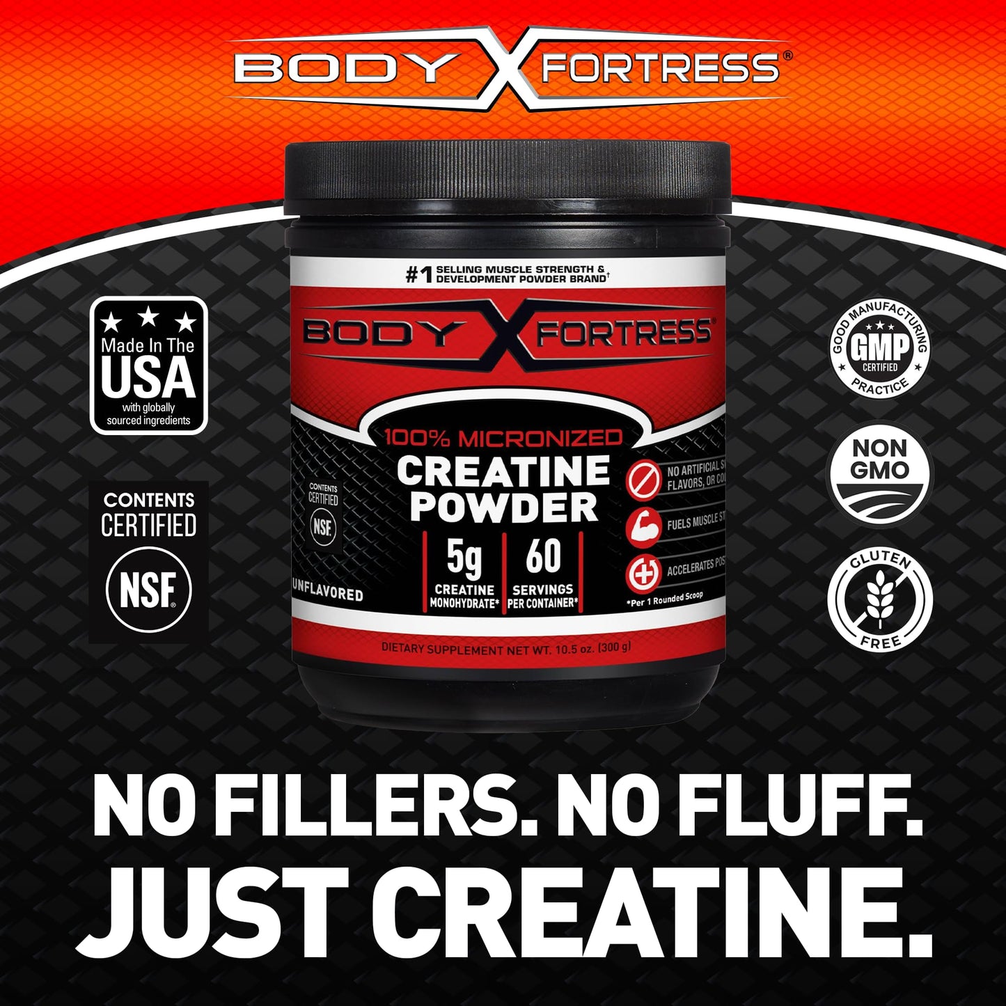 Body Fortress 100% Whey, Premium Protein Powder, Chocolate, 1.78lbs