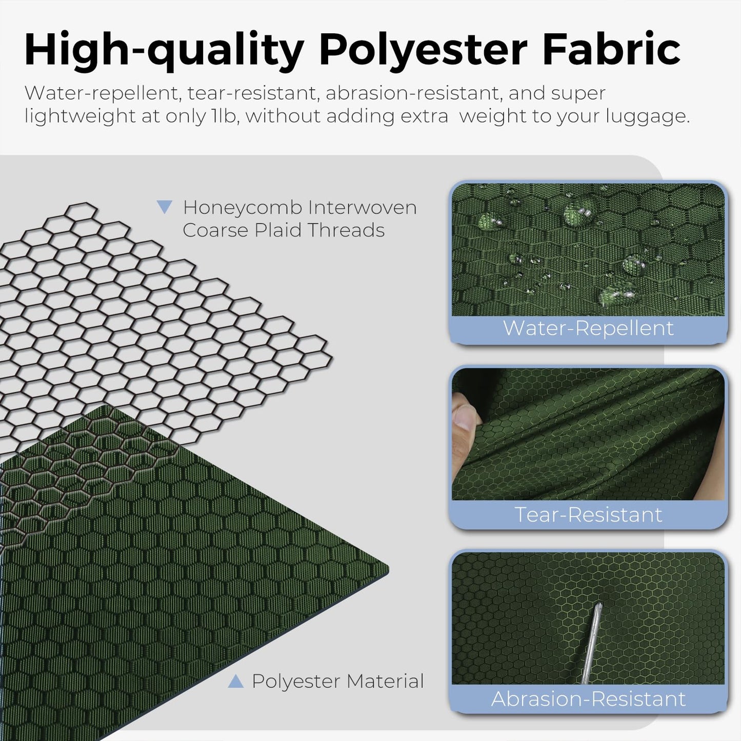 Fmeida 65L Duffle Bag with Shoes Compartment, Foldable Travel Duffel Bags for Men Women, Large Packable Travel Bag Water Repellent & Tear Resistant (Black)