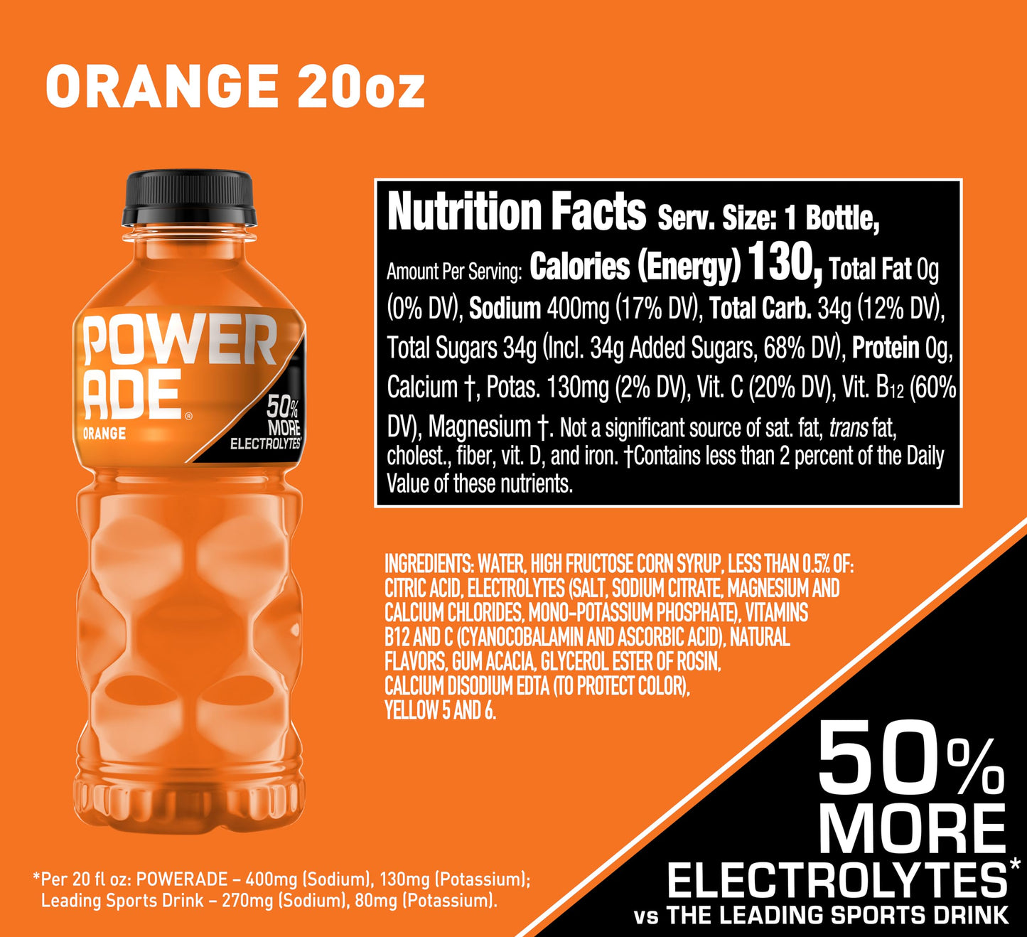 Powerade Fruit Punch, Electrolyte Enhanced Sports Drink, 20 Fl Oz Bottles, 8 Pack