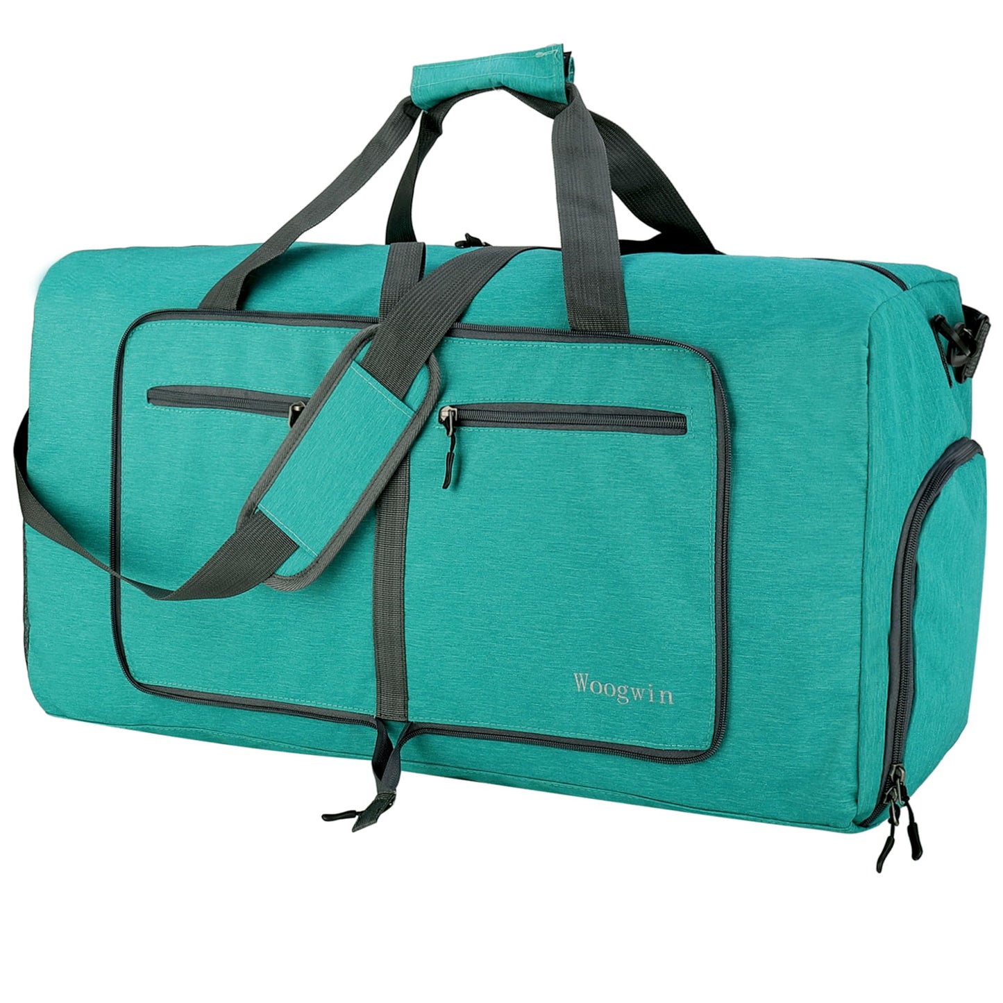 Woogwin Travel Duffel Bag Large Foldable Waterproof Overnight Bag for Beach Swim Bags Pool Sports Gym